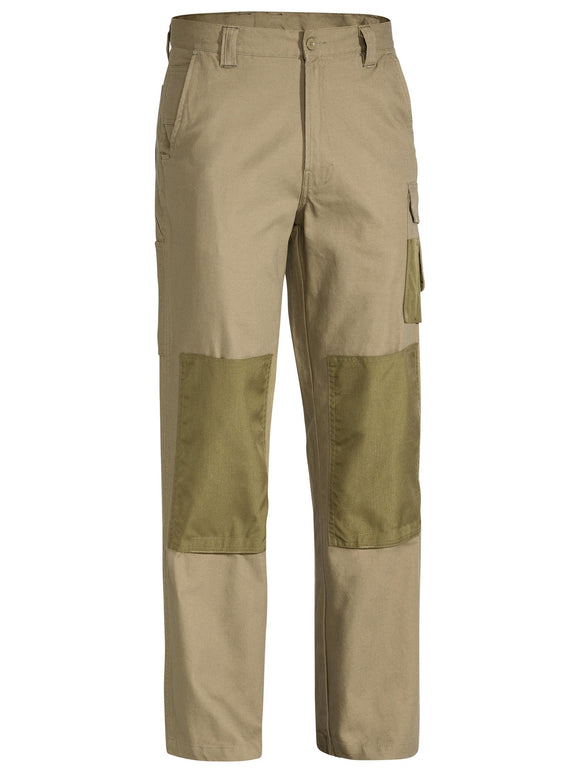 Bisley Workwear Mens Razar Cordura Utility Pant Khaki - Discontinued