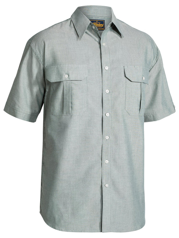 Bisley Workwear Oxford Shirt Green