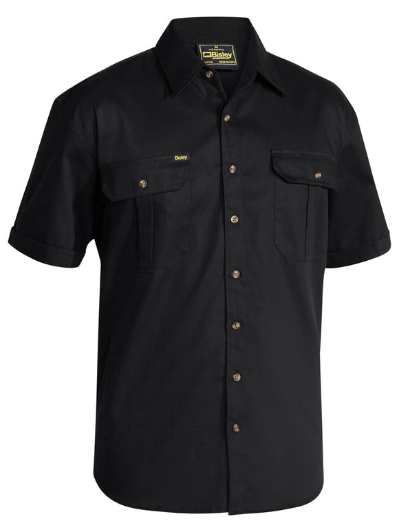 Bisley Workwear Original Cotton Drill Shirt Black