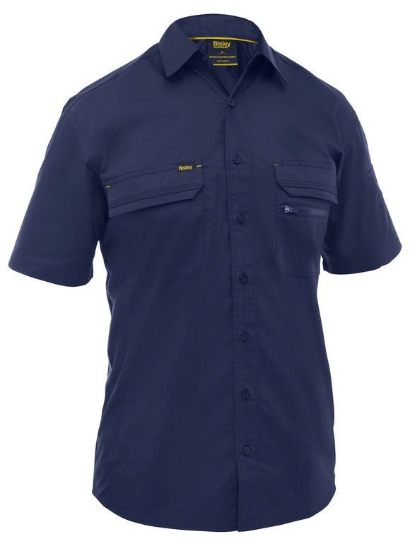 Bisley Workwear X Airflow™ Stretch Ripstop Shirt Navy