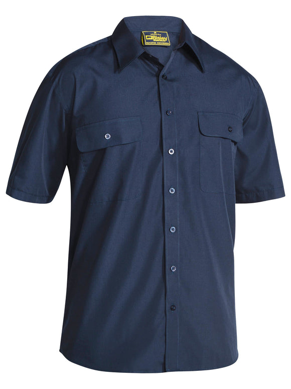Bisley Workwear Permanent Press Shirt Midnight