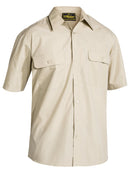 Bisley Workwear Permanent Press Shirt Sand