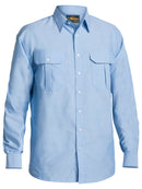 Bisley Workwear Oxford Shirt Blue