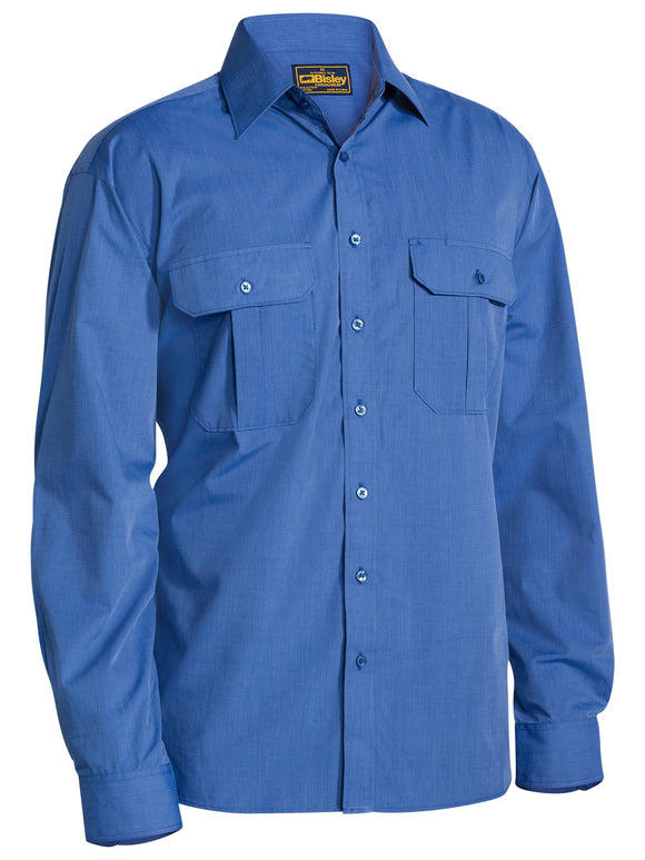 Bisley Workwear Metro Shirt Blue