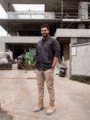 Bisley Workwear Flx & Move™ Utility Work Shirt Charcoal