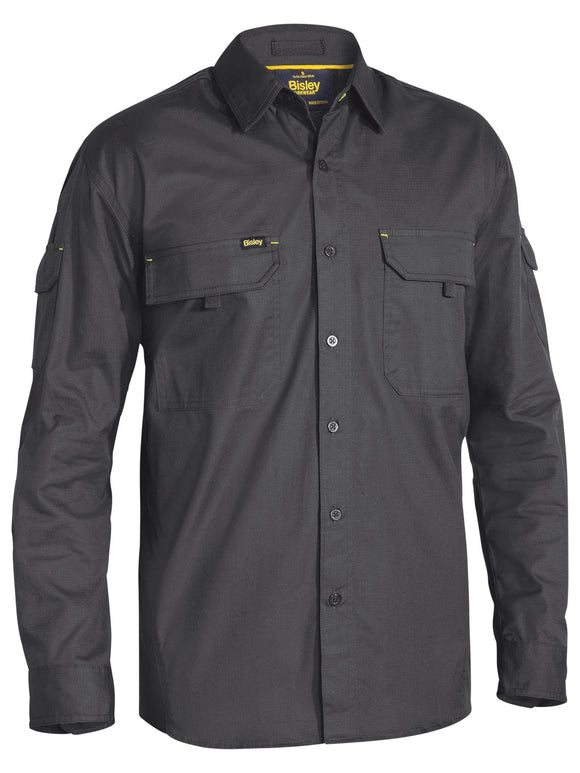 Bisley Workwear X Airflow™ Ripstop Shirt Charcoal