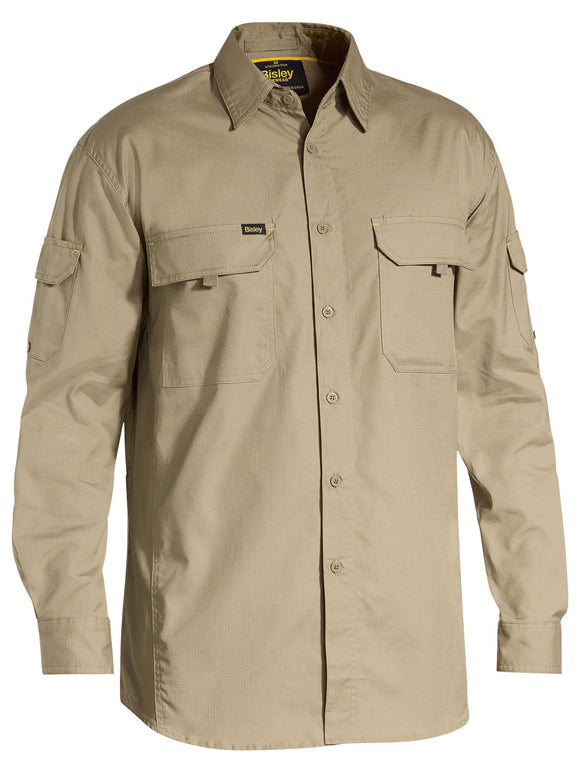Bisley Workwear X Airflow™ Ripstop Shirt Khaki