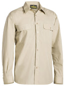 Bisley Workwear Permanent Press Shirt Sand