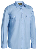 Bisley Workwear Permanent Press Shirt Sky