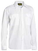 Bisley Workwear Permanent Press Shirt White