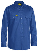 Bisley Workwear Cool Lightweight Drill Shirt Royal