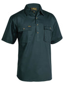 Bisley Workwear Closed Front Cotton Drill Shirt Bottle
