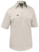 Bisley Workwear Closed Front Cool Lightweight Shirt Sand