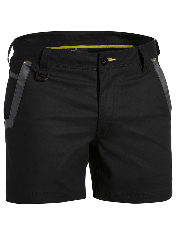 Bisley Workwear Flx & Move™ Stretch Short Black