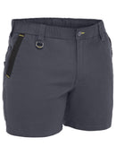 Bisley Workwear Flx & Move™ Elastic Waist Stretch Short Shorts Charcoal