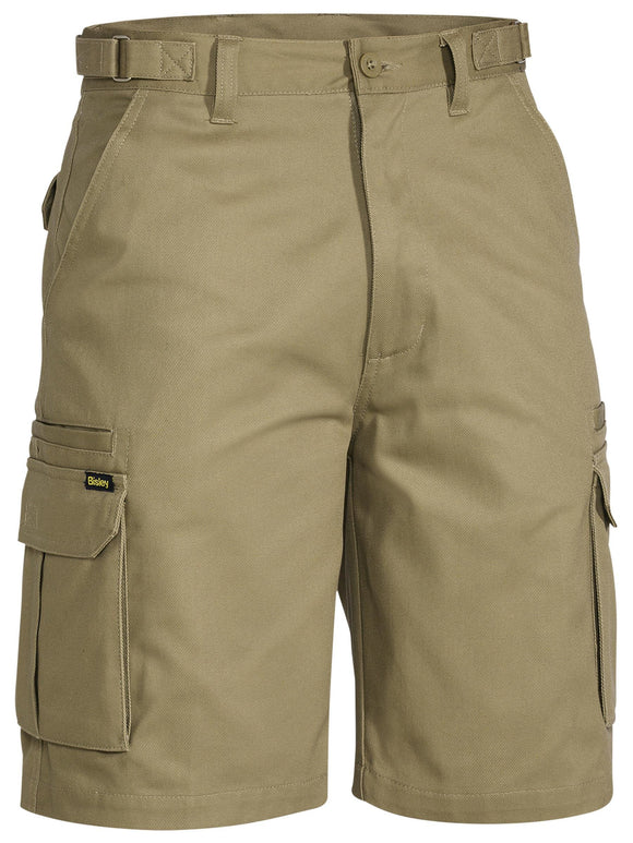 Bisley Workwear Original 8 Pocket Cargo Short Khaki