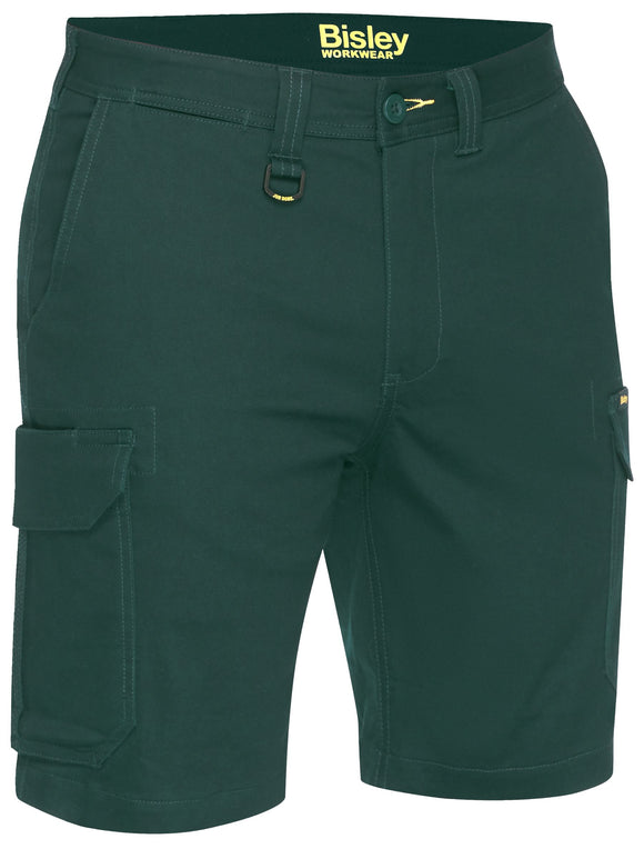 Bisley Workwear Stretch Cotton Drill Cargo Short Bottle