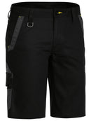 Bisley Workwear Flx & Move™ Stretch Cargo Short Black - Discontinued