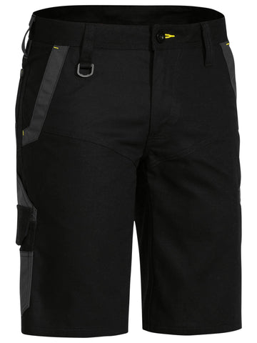 Bisley Workwear Flx & Move™ Stretch Cargo Short Black - Discontinued