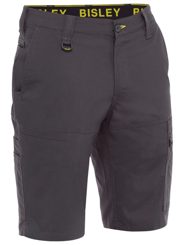 Bisley Workwear X Airflow™ Stretch Ripstop Vented Cargo Short Charcoal