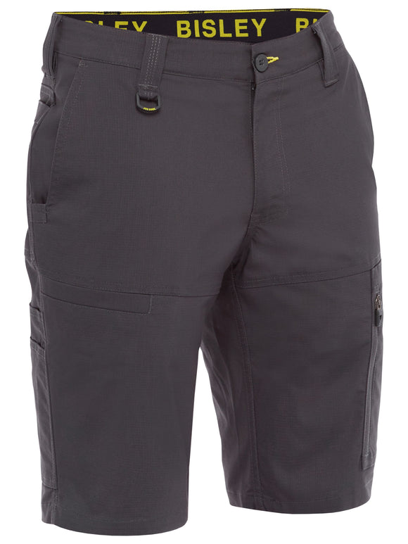 Bisley Workwear X Airflow™ Stretch Ripstop Vented Cargo Short Charcoal
