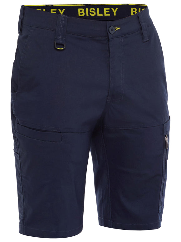 Bisley Workwear X Airflow™ Stretch Ripstop Vented Cargo Short Navy