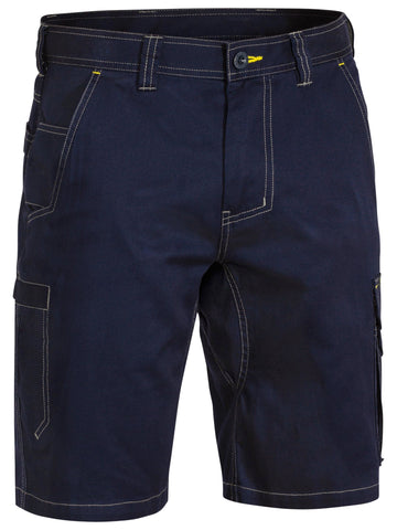 Bisley Workwear Cool Vented Lightweight Cargo Short Navy - Discontinued