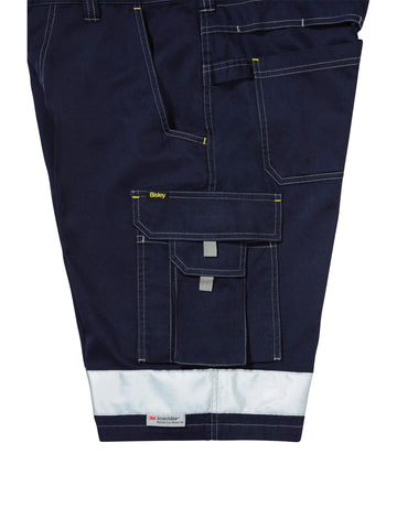 Bisley Workwear Taped Cool Vented Lightweight Cargo Short Navy