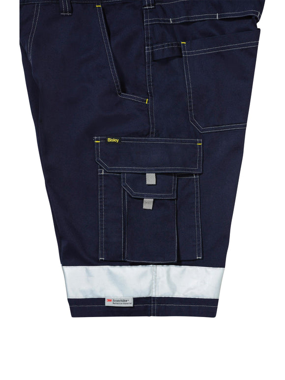 Bisley Workwear Taped Cool Vented Lightweight Cargo Short Navy