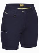 Bisley Workwear Women's Stretch Cotton Short Navy