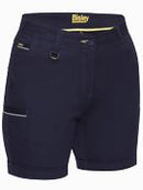 Bisley Workwear Women's Stretch Cotton Short Navy