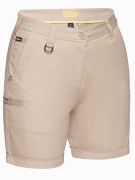 Bisley Workwear Women's Stretch Cotton Short Stone