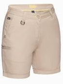 Bisley Workwear Women's Stretch Cotton Short Stone