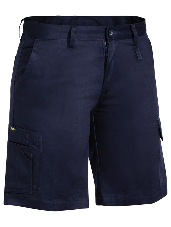 Bisley Workwear Women's Cool LightWeight Utility Short Navy