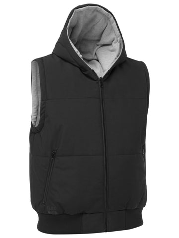 Bisley Workwear FLX & Move Reversible Puffer Jacket Black