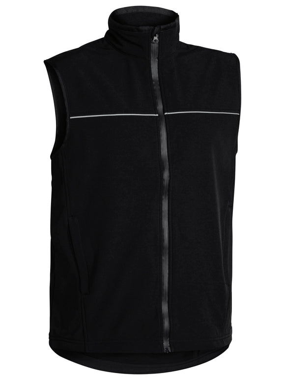 Bisley Workwear Soft Shell Vest Black