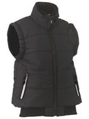 Bisley Workwear Women's Puffer Vest Black - Discontinued