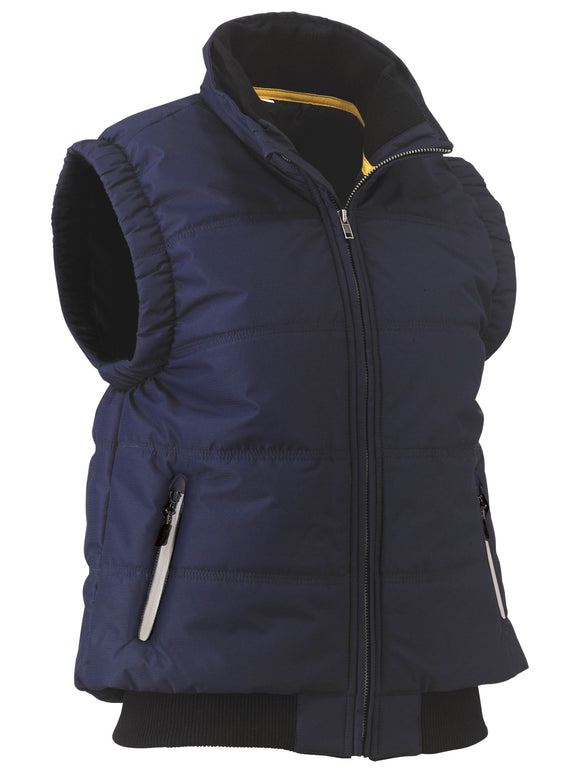 Bisley Workwear Women's Puffer Vest Navy - Discontinued