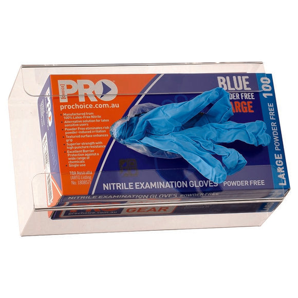 Disposable Glove Wall Bracket Plastic Clear