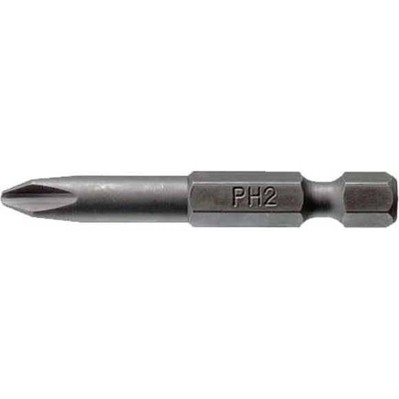 Teng 2Pc 1/4in Hex PH#2 Bit x 70mm (L)