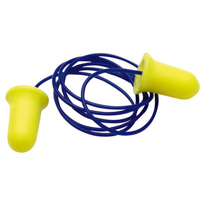 Probell Disposable Corded Earplugs (100 Pairs) Yellow