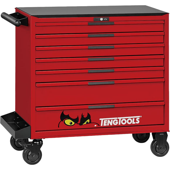Teng 595pc Pro35 37in Roller Cabinet Tool Kit - Red