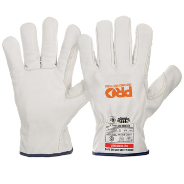 Riggamate Cut Resistant Goat Grain Premium Glove Natural 2XL