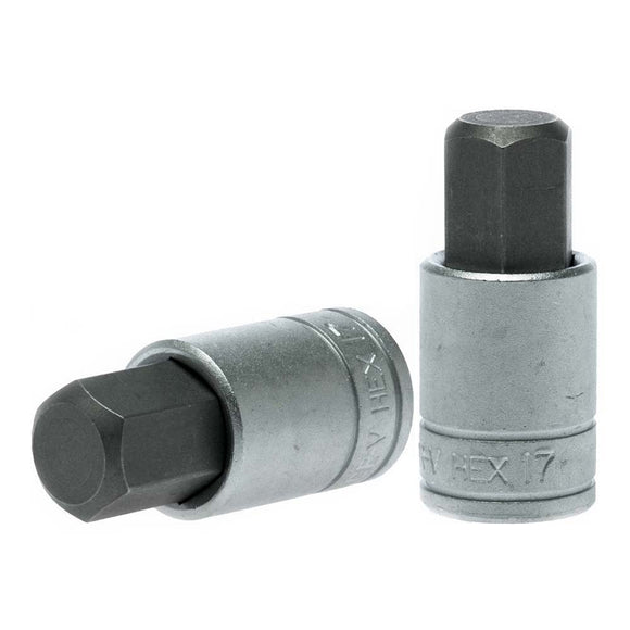 Teng 1/2in Dr. Bit Socket Hex 17mm