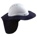 V6 & V9 Hard Hat Brim - Plastic/ Polyester Blue