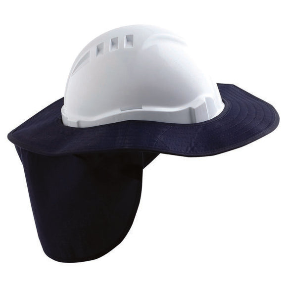 V6 & V9 Hard Hat Brim - Plastic/ Polyester Blue