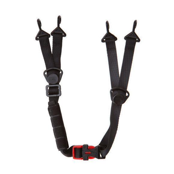 4 Point Hard Hat Chin Strap Black