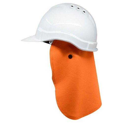 Hard Hat Neck Sun Shade Fire Retardant Orange Orange