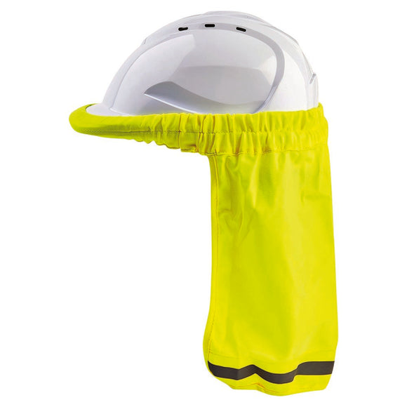 Hard Hat Neck Sun Shade Fluro Yellow Fluro Yellow