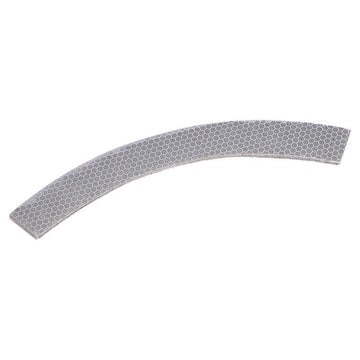 Hard Hat Reflective Tape Curved Silver